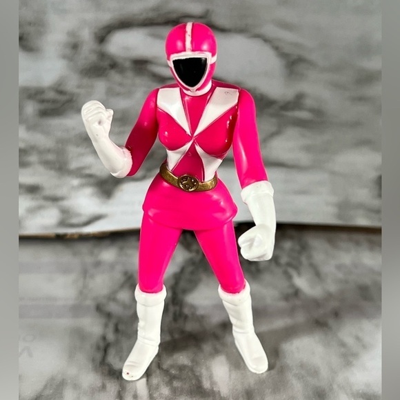 Disney | Toys | Disney Vintage 200 Pink Power Ranger Pvc Action Figure ...